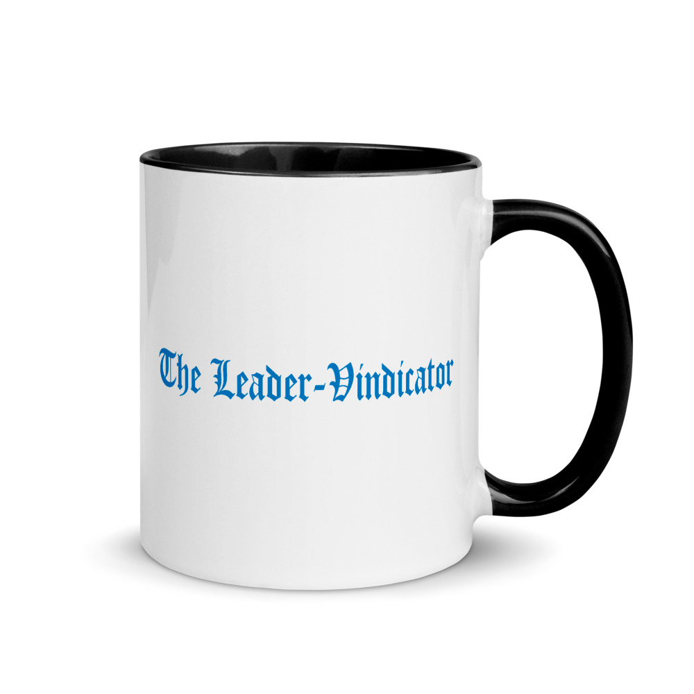 The Leader Vindicator Mug with Color Inside Shop Local
